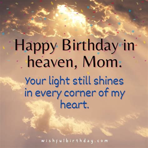 For Anniversaries & Birthdays in Heaven