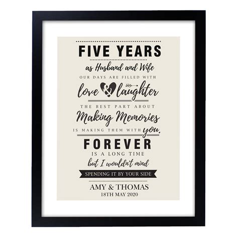 For Anniversaries & The Journey of Us