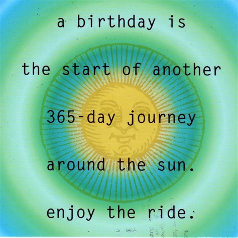 For Another Trip Around the Sun (or Another Lifetime): Birthday Wishes
