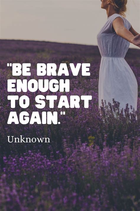 For Brave New Beginnings & Fresh Starts