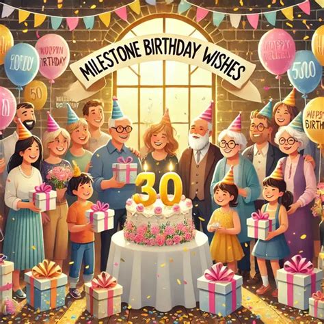 For Every Chapter: Milestone Birthday Wishes