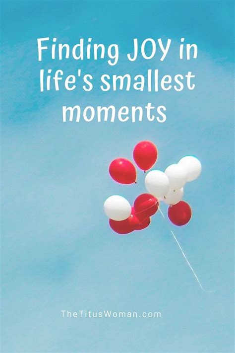 For Finding Joy in the Little Things