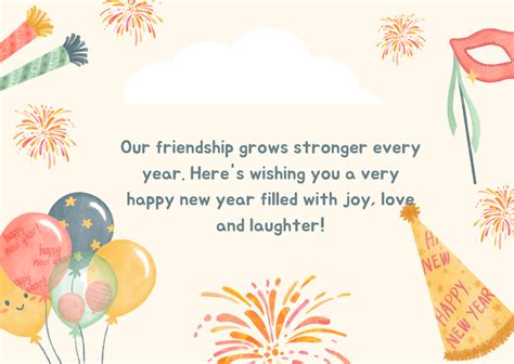 For Friends: Heartfelt Wishes for Happiness & a Great Year