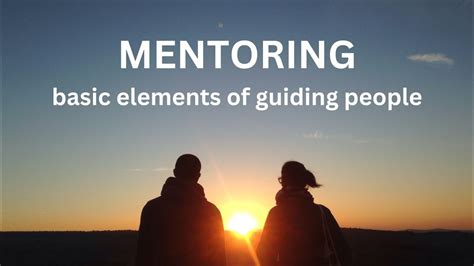 For Guiding a Younger Generation