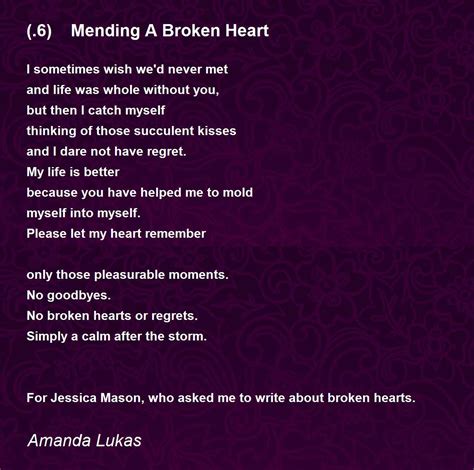 For Mending a Broken Heart