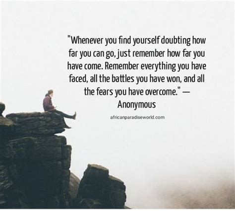 For Moments of Deep Self-Doubt