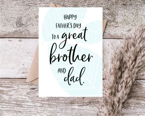 For My Brother in Fatherhood
