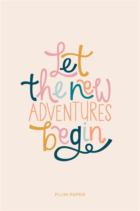 For New Beginnings & Ambitious Adventures