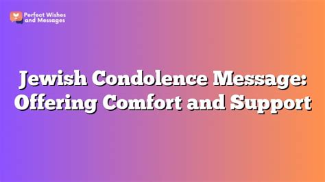 For Offering Comfort and Support from Afar