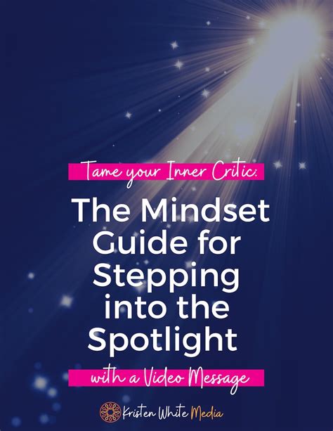 For Stepping into the Spotlight