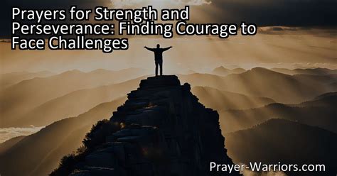For Strength & Perseverance Through Challenges
