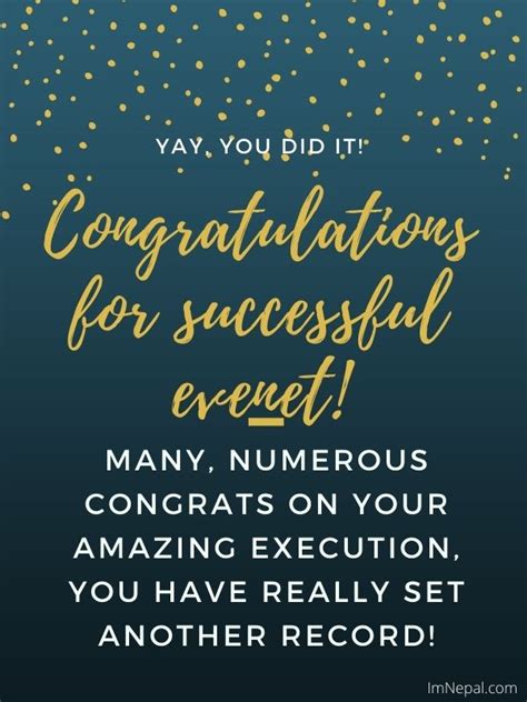 For the Big Reveal: Official & Congratulatory Messages