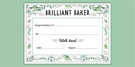 For the Brilliant Baker & Brainiac