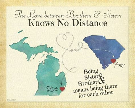 For the Brother or Sister Miles Away