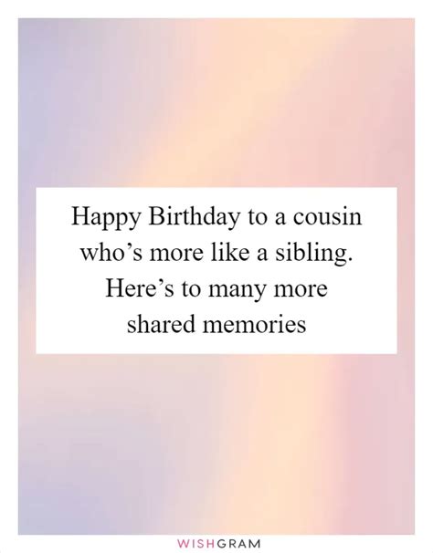 For the Cousin Who’s More Like a Sibling