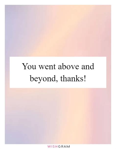 For the Extra-Special Wishes: Acknowledging Those Who Went Above and Beyond