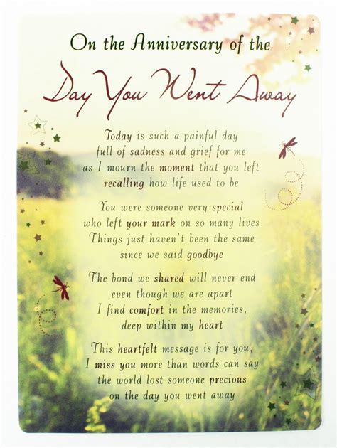 For the First, Difficult Anniversary