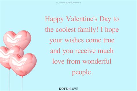 For the Heart of Our Home: Warm Valentine's Wishes for Family