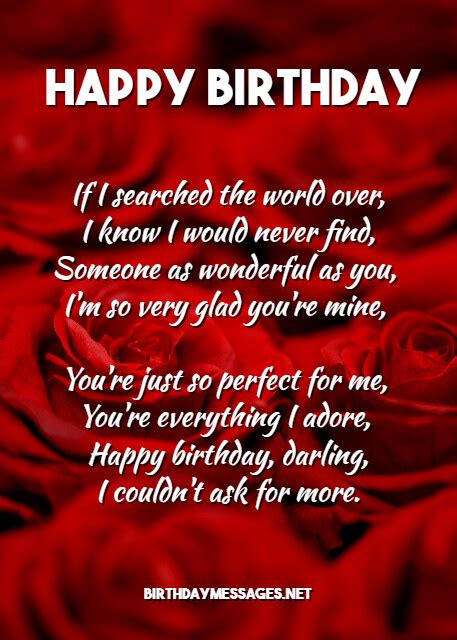 For the Hopeless Romantic: Poetic & Passionate Birthday Wishes