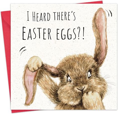 For the Love of Chocolate & Bunnies: Lighthearted & Funny Easter Greetings