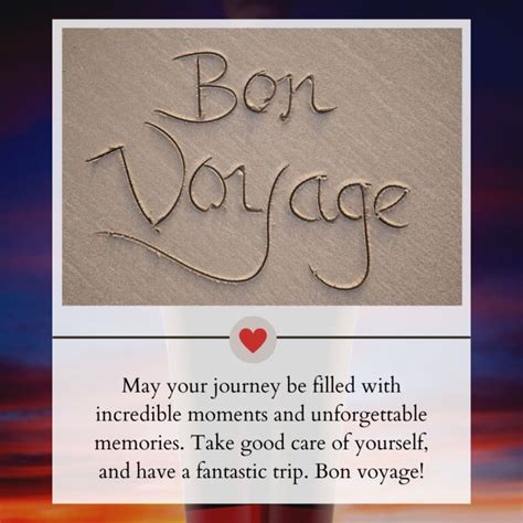 For the Magical Voyage: Wishes for an Upcoming Trip