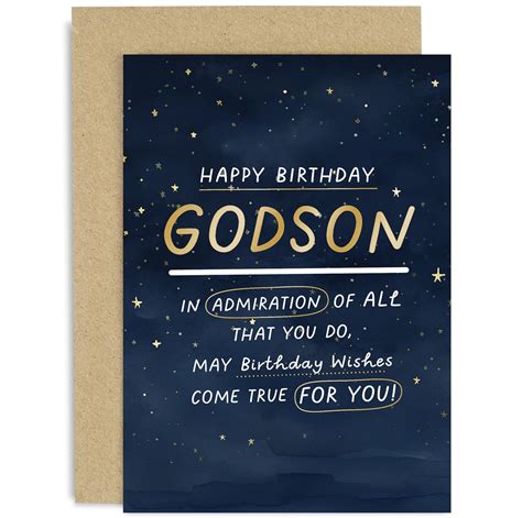 For the Man You're Proud Of: Wishes for a Teen or Adult Godson