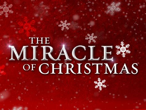 For the "Miracle" in Your Holiday Season