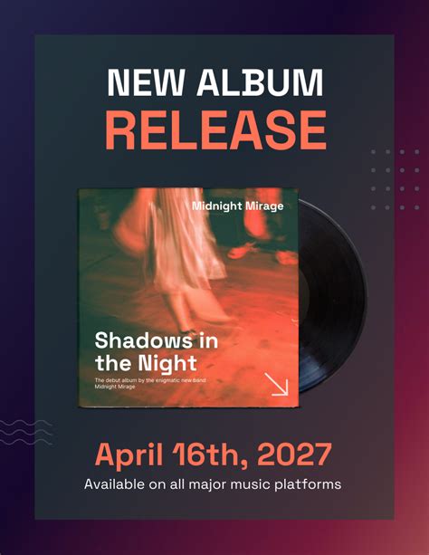 For the New Album or Single Release