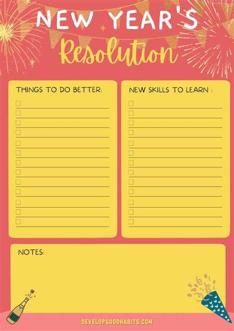For the New Year's Resolutionary