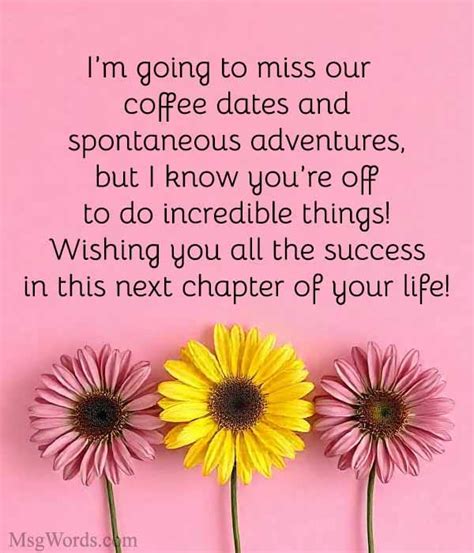 For the Next Big Chapter: Wishes for Someone Moving Away