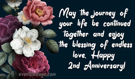 For the Perfect Pair: 2nd Anniversary Wishes