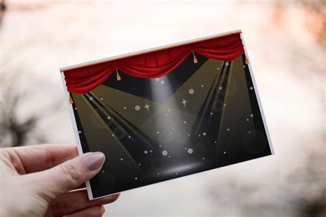 For the Performer's Program or Greeting