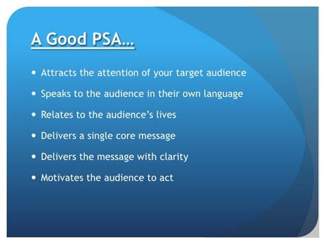 For the Public Good: PSA-Style Messages to Share