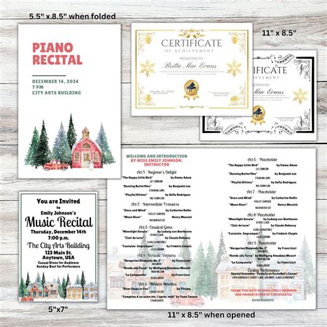 For the Star of the Christmas Recital
