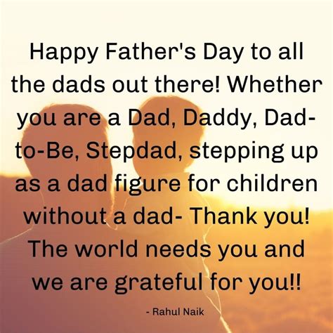 For the Step-Dad or Father Figure Who Chose to Be There
