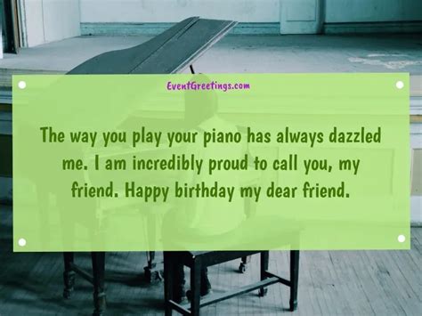 For the Virtuoso in Your Life: Greetings for a Pianist Friend or Family Member