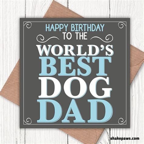 For the World's Best Dog Parent on Their Birthday