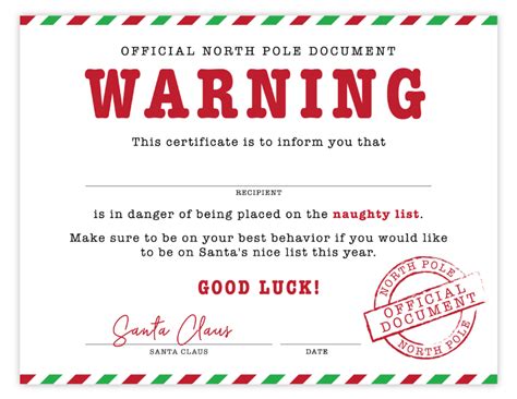 For Those on the Naughty List