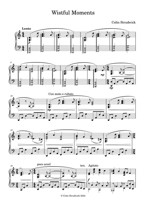 For Those Quiet, Wistful Moments