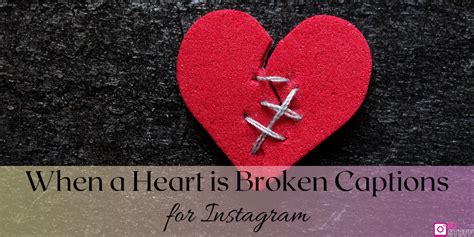 For When a Heart is Broken
