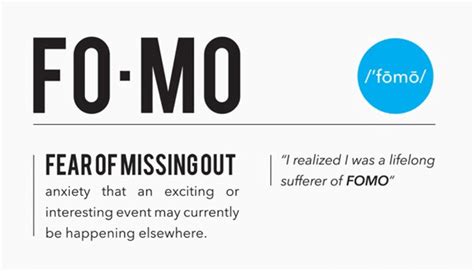 For When the FOMO is Real
