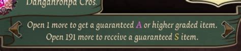 For When the Gacha Gods Are Cruel: "Messages for a High Pity Streak"