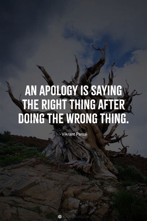 For When the Regret is Real and an Apology is Due