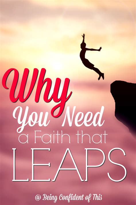 For When You Need Them to Take a Leap of Faith With You