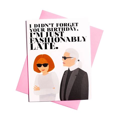 For When You're Fashionably Late: Belated Thank Yous