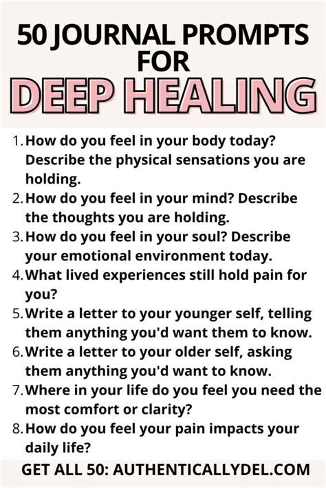 For Your Eyes Only: Journal Prompts for Healing