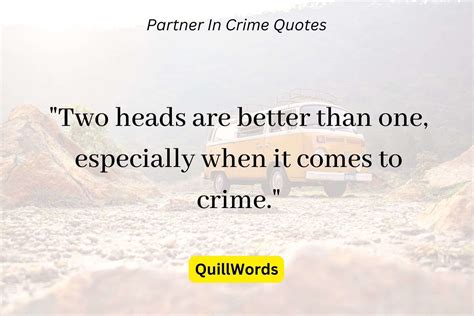 For Your Official Partner in Crime