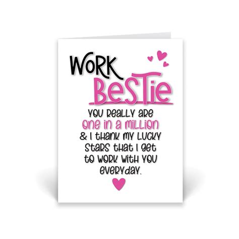 For Your Work Bestie: Heartfelt & Personal Notes