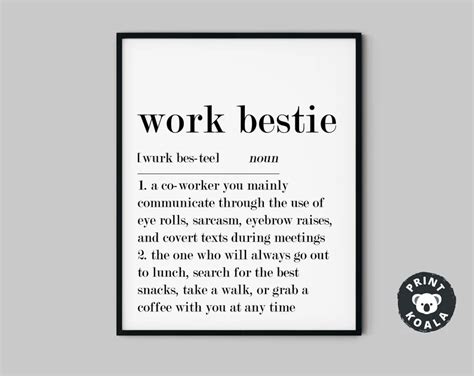 For Your Work Bestie & Office Confidant