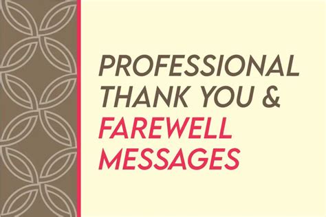 Formal & Gracious Thank You's for Colleagues or Acquaintances